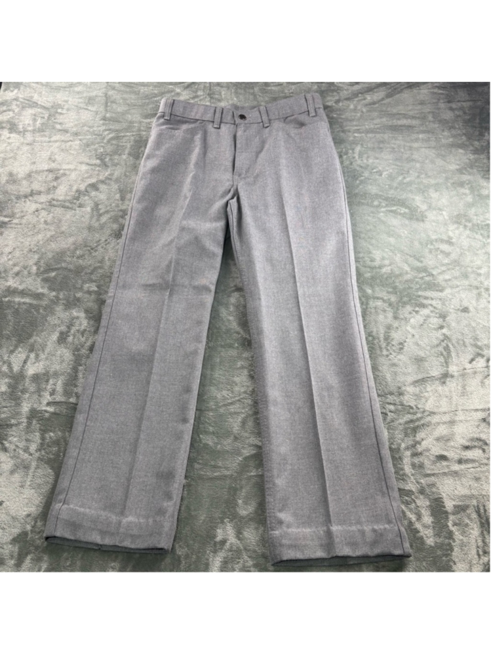 VTG GWG Pants Men’s 32 x 32 1970s Straight Leg Neutral Corp Business Retro Gray